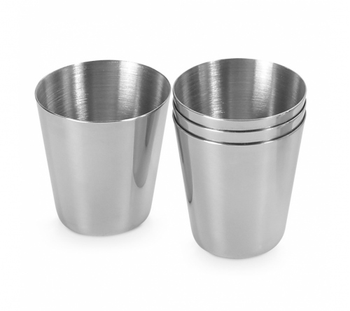 Conjunto de copos de inox para dose personalizados 25 ml