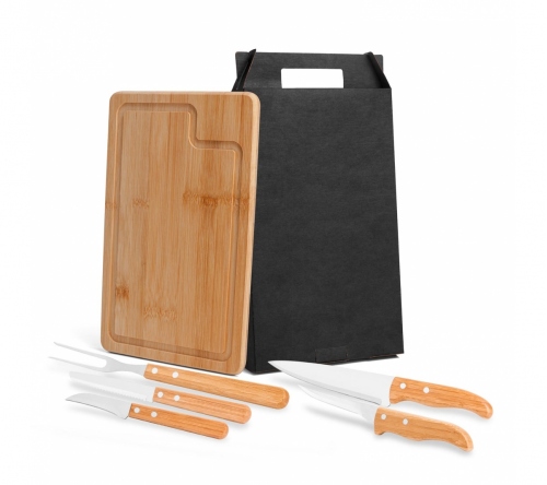 Brinde kit churrasco 6 peças personalizado