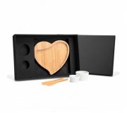 Cozinha e afins Conjuntos personalizados Brinde kit petisco em bambu personalizado FBKP-90043