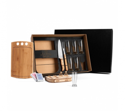 Brinde kit churrasco 10 peças personalizado