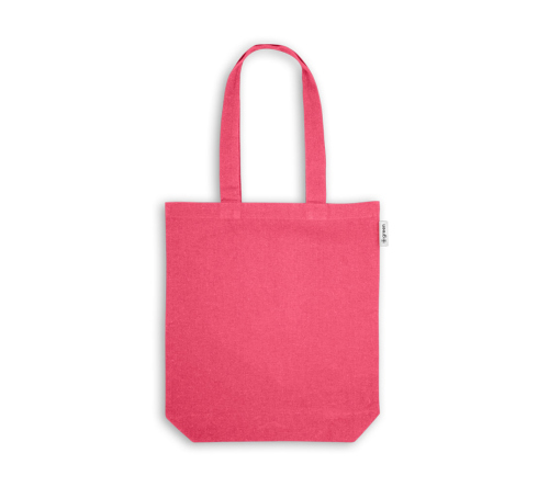 Sacola em 50% algodão, 30% algodão reciclado e 20% poliéster reciclado (220 g/m²)
