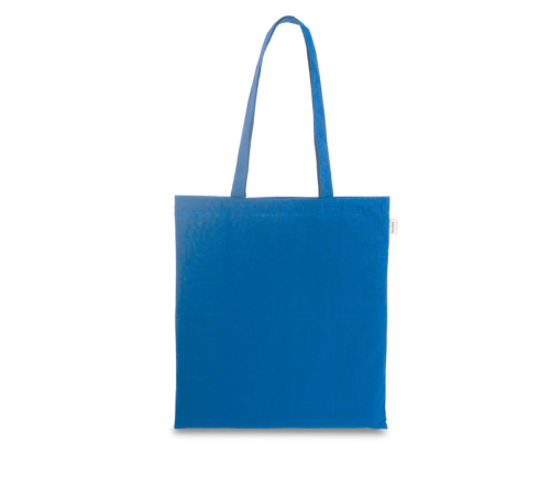 Sacola em 70% algodão reciclado e 30% poliéster reciclado (150 g/m²) 380 x 420 mm