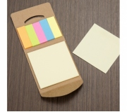   Brinde bloco ecológico personalizado com post-it - FBBP-12398