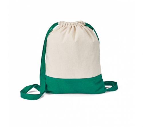 Brinde mochila tipo saco em algodão personalizada 