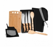   Brinde kit churrasco 8 peças personalizado