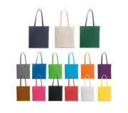   Sacola em 70% algodão reciclado e 30% poliéster reciclado (150 g/m²) 380 x 420 mm