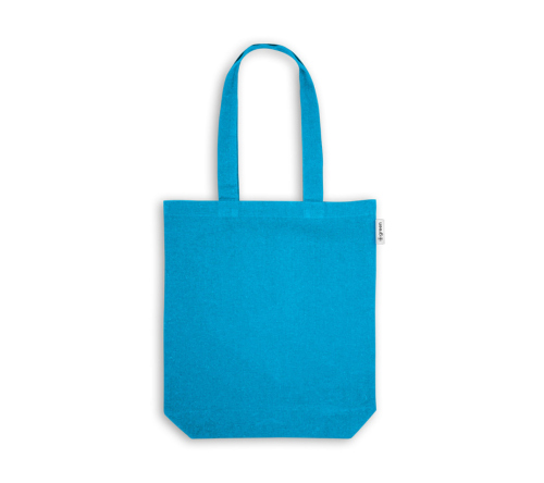 Sacola em 50% algodão, 30% algodão reciclado e 20% poliéster reciclado (220 g/m²)