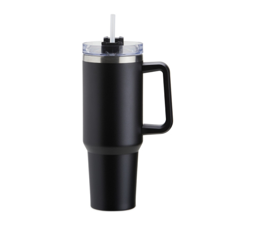 Caneca térmica 1,2l com canudo.