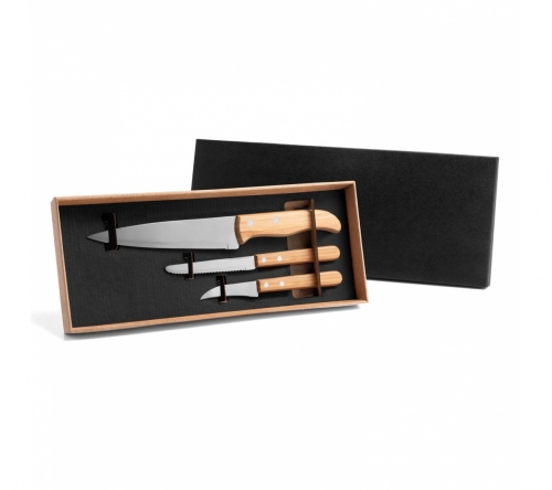 Brinde kit churrasco 3 peças personalizado 