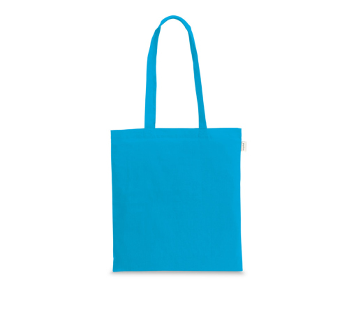 Sacola em 70% algodão reciclado e 30% poliéster reciclado (150 g/m²) 380 x 420 mm