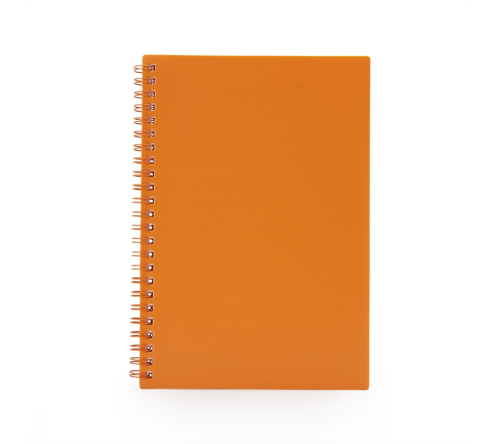 Brinde caderno A5 capa plástica personalizado