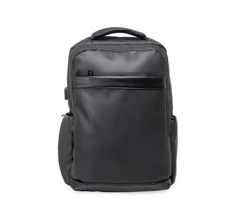 Brinde mochila em couro sintetico 36litros
