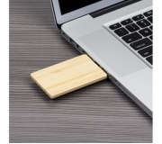 Tecnologia Pen drive personalizado Brinde pen card em bambu personalizado - FBPP-0039