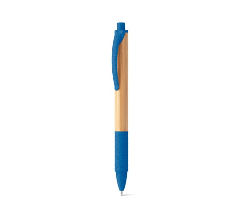 Brinde caneta em bambu personalizada