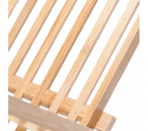 Brinde escorredor de prato em bambu personalizado