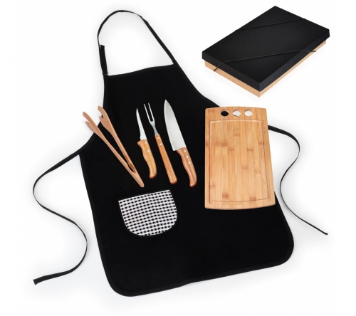 Brinde kit churrasco 6 peças personalizado