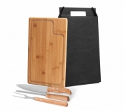   Brinde kit churrasco 4 peças personalizado