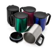   Caneca Inox Parede Dupla 230ml