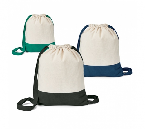 Brinde mochila tipo saco em algodão personalizada  FBMP-92913
