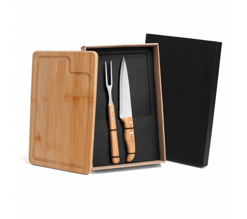 Brinde kit churrasco 3 peças personalizado