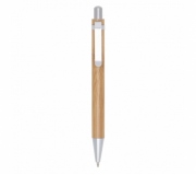   Brinde caneta em bambu personalizada - FBCE-01090