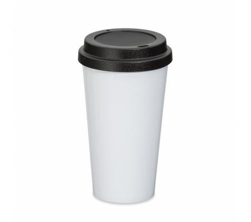 Brinde copo plástico para café personalizado 550ml - FBCP-14417