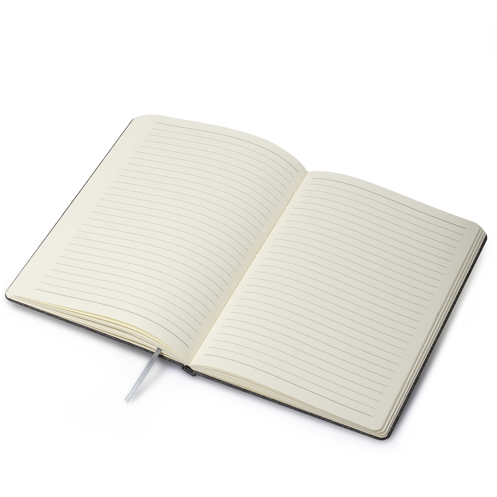 Caderno personalizado com capa em RPET e Bambu