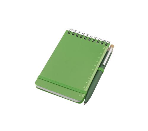 Bloco mini , capa em PP , 60 folhas pautadas. 14,7 x 9 cm