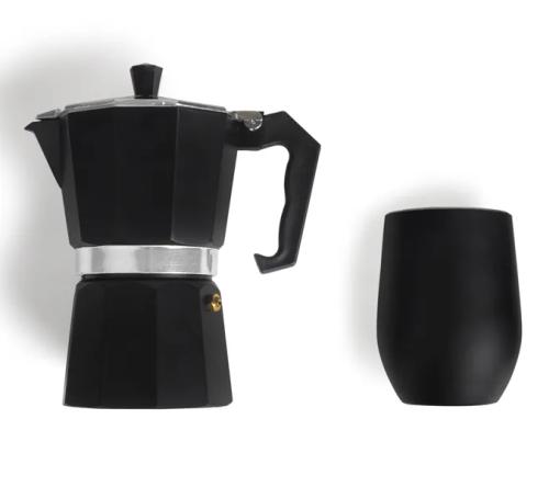 Kit para Café com Cafeteira Italiana - 2 Pçs