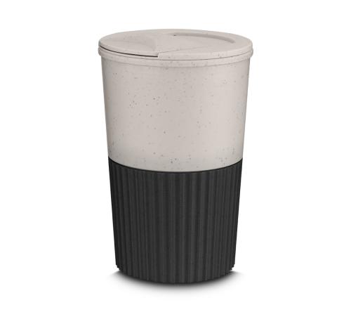 Copo plástico e fibra de trigo de 400ml