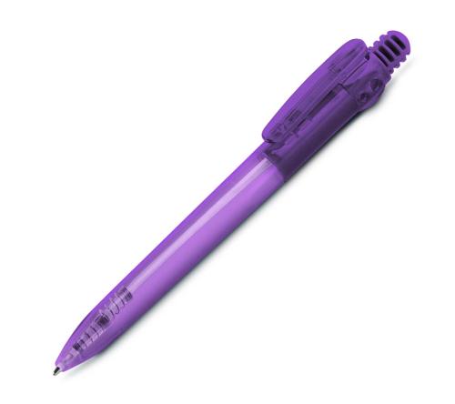Caneta Plástica Translúcida Retrátil Personalizada