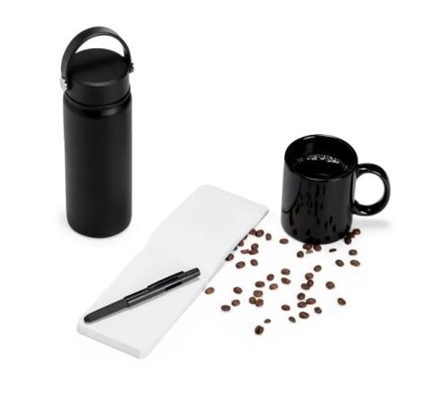 Kit Boas Vindas, composto por Garrafa e Acessórios - 4 Pçs