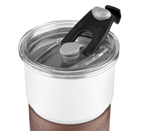 Copo de inox com canudo