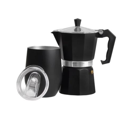 Kit para Café com Cafeteira Italiana - 2 Pçs