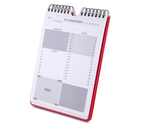 Caderno Planner com capa em PU 90 folhas
