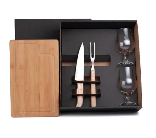 Kit para Churrasco com Copos - 5 Pçs