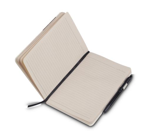 Caderno Capa em Fibra de Cana de Açúcar e Café