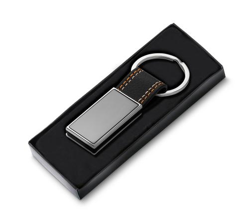 Chaveiro executivo personalizado em couro sintético