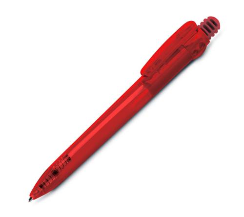 Caneta Plástica Translúcida Retrátil Personalizada