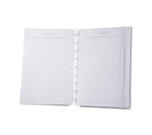 Caderno capa dura 80 folhas pautadas