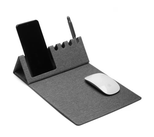 Mouse Pad RPET com Porta-Objetos