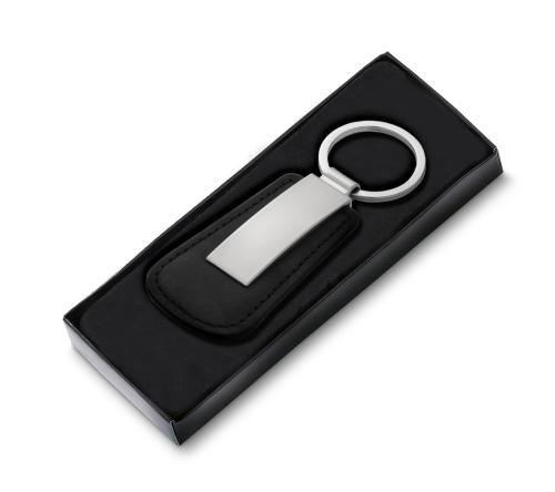 Chaveiro executivo personalizado em couro sintético