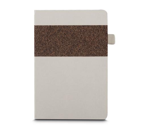Caderno Capa em Fibra de Cana de Açúcar e Café