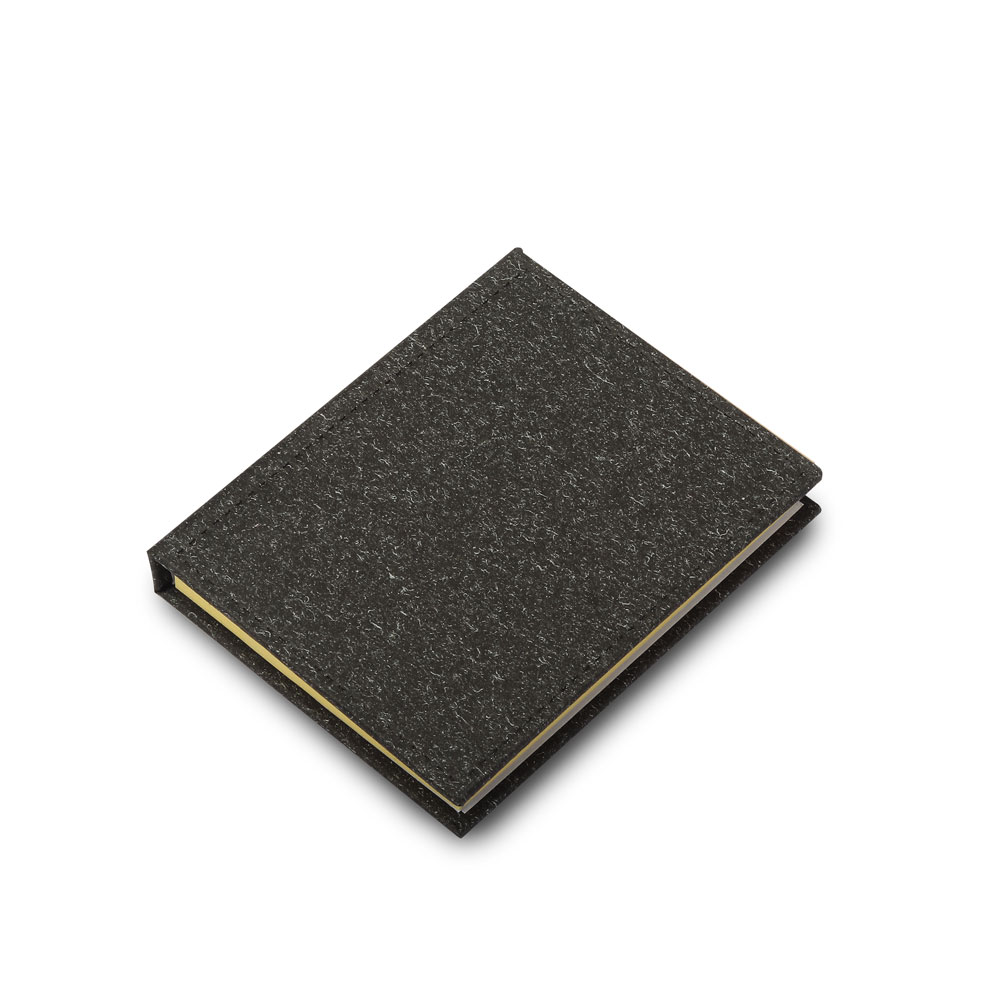 Bloco capa dura, 50 folhas sem pauta 10,5 x 8 cm