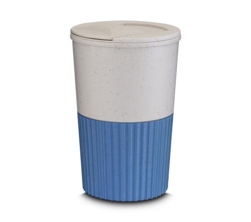 Copo plástico e fibra de trigo de 400ml