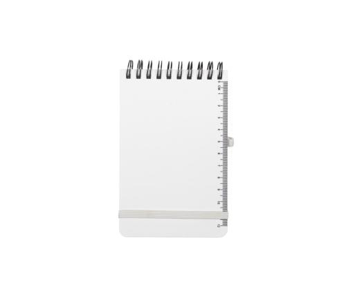 Bloco mini , capa em PP , 60 folhas pautadas. 14,7 x 9 cm