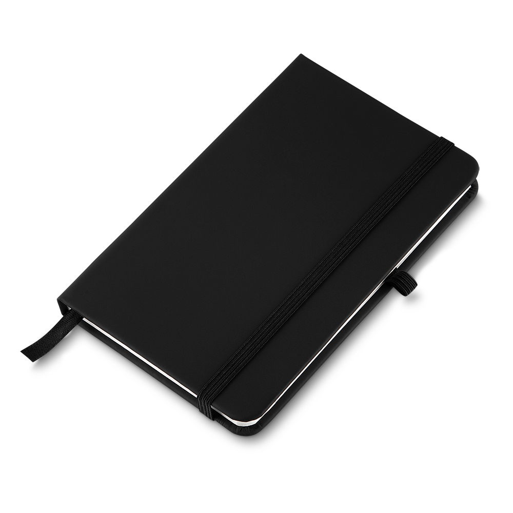 Bloco moleskine 9x14 cm folhas pautadas