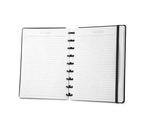 Caderno capa dura 80 folhas pautadas