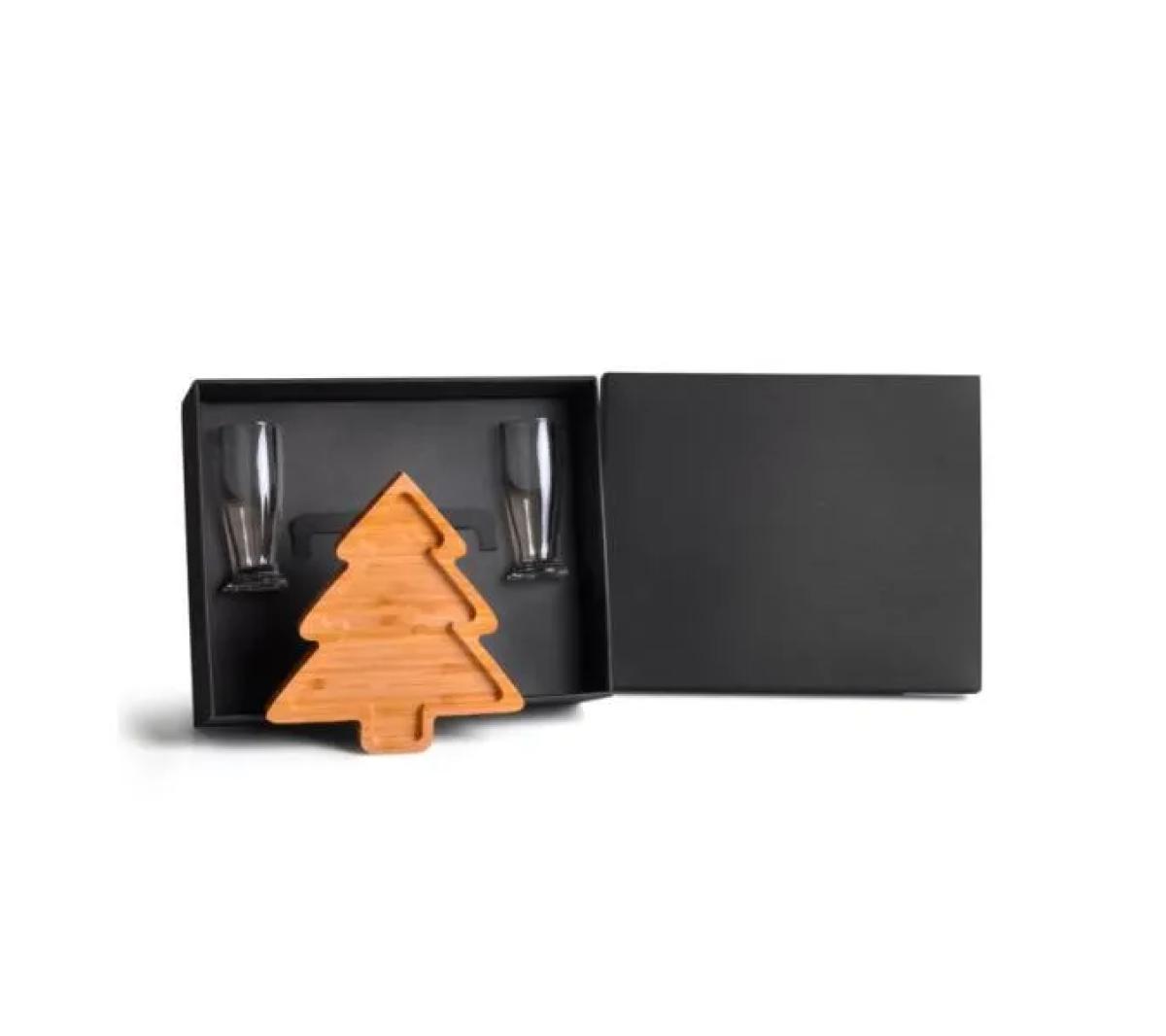 Cozinha e afins Kit petisco personalizado Kit Petisco e Cerveja em Bambu - 3 Pçs