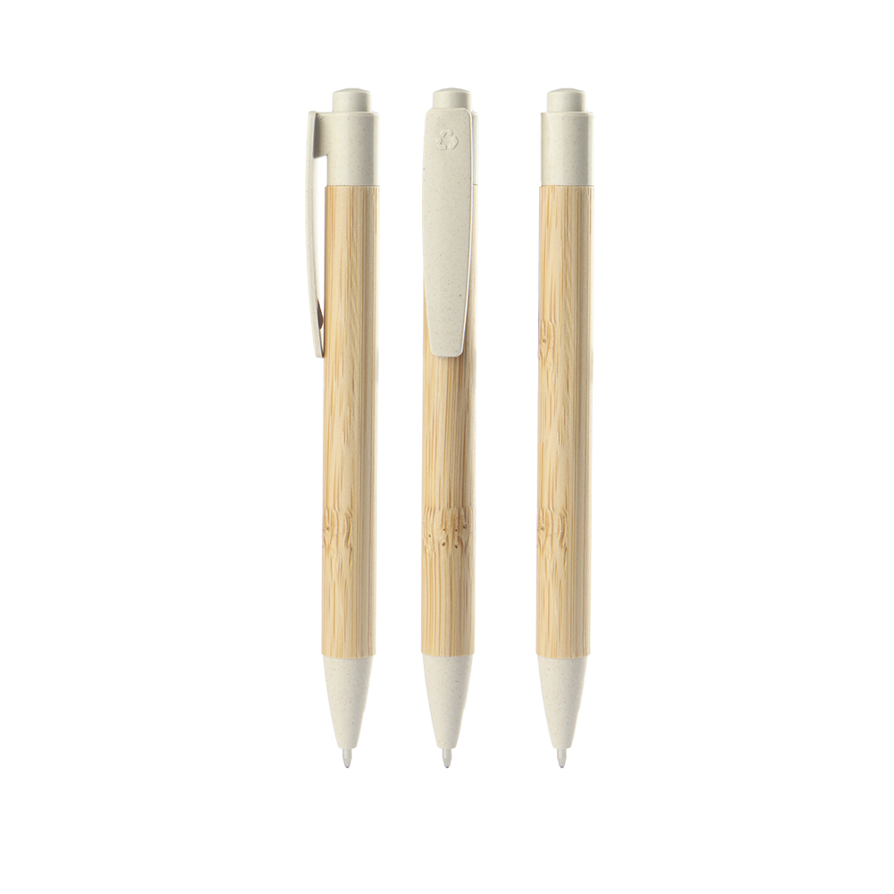  Brinde Caneta Bambu personalizada